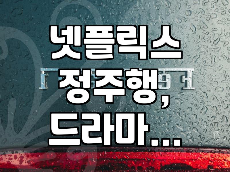 넷플릭스 신작부터 취향에 맞는 드라마 찾아보는 소소한 방법