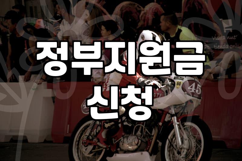 보조금 신청 자격과 실질적인 지급 절차
