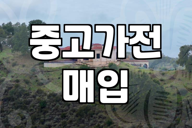 정왕동중고가전 거래 시 매입가와 운반비용 결정 기준