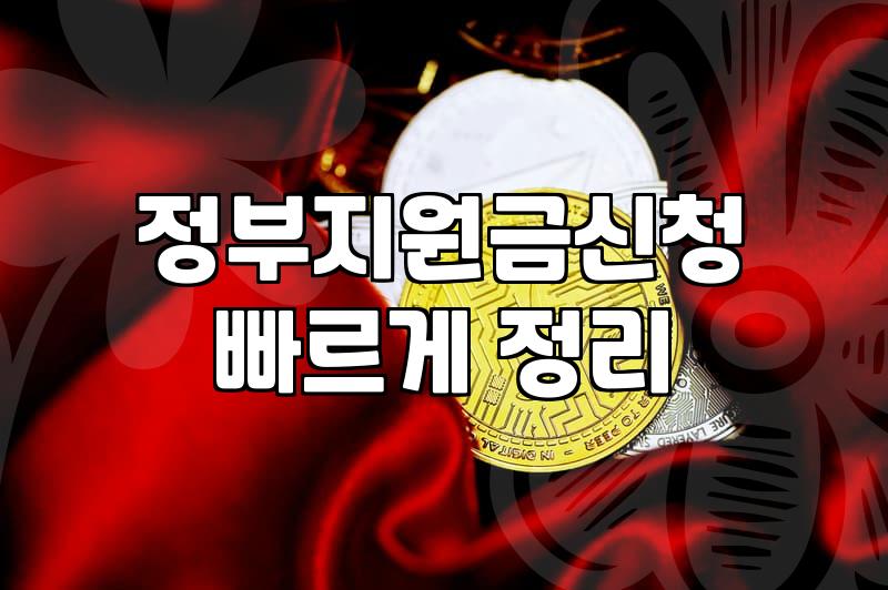국가 보조금 정책을 챙겨보고 신청하는 현실적인 과정