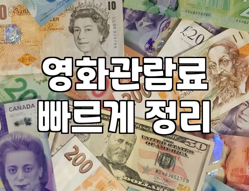 현재상영영화 관람할 때 꼭 확인해야 할 예매 플랫폼별 수수료