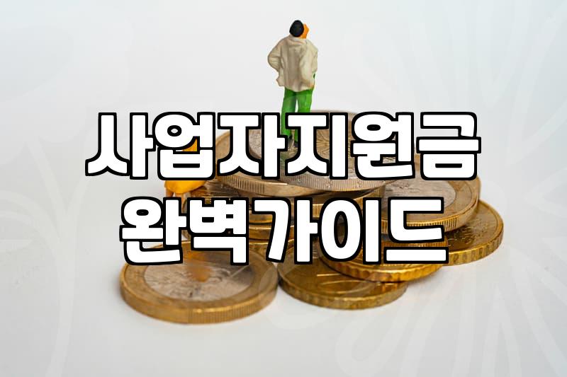정부지원사업 신청 시 탈락을 피하는 실질적 평가 기준