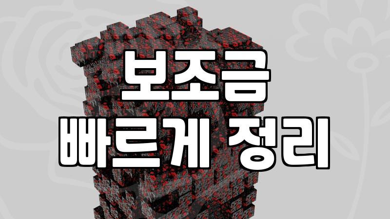 보조금, 겉보기엔 달콤하지만 직접 겪어보면 고민이 깊어지는 이유