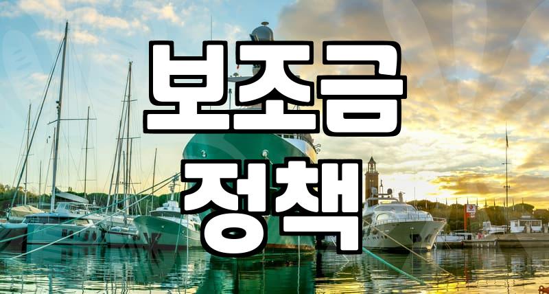 보조금 정책이 실생활과 산업에 미치는 실질적인 영향들