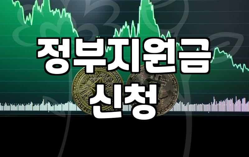 보조금 신청 자격과 실질적인 지급 절차
