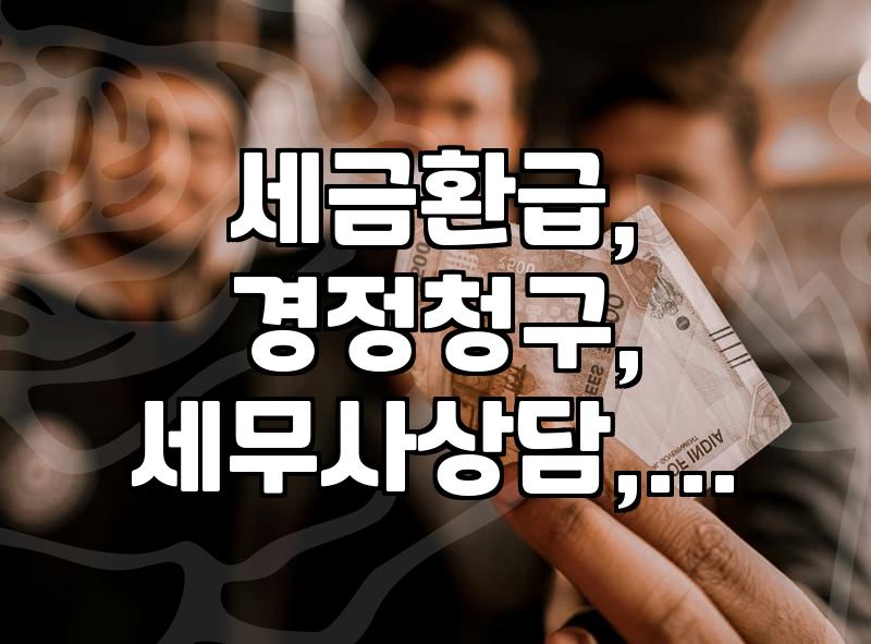 놓치기 쉬운 세금 환급, 경정청구와 세무사 활용법
