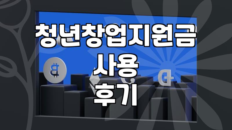 청년창업지원금, 실제로 받고 어떻게 써봤을까? (현실적인 이야기)